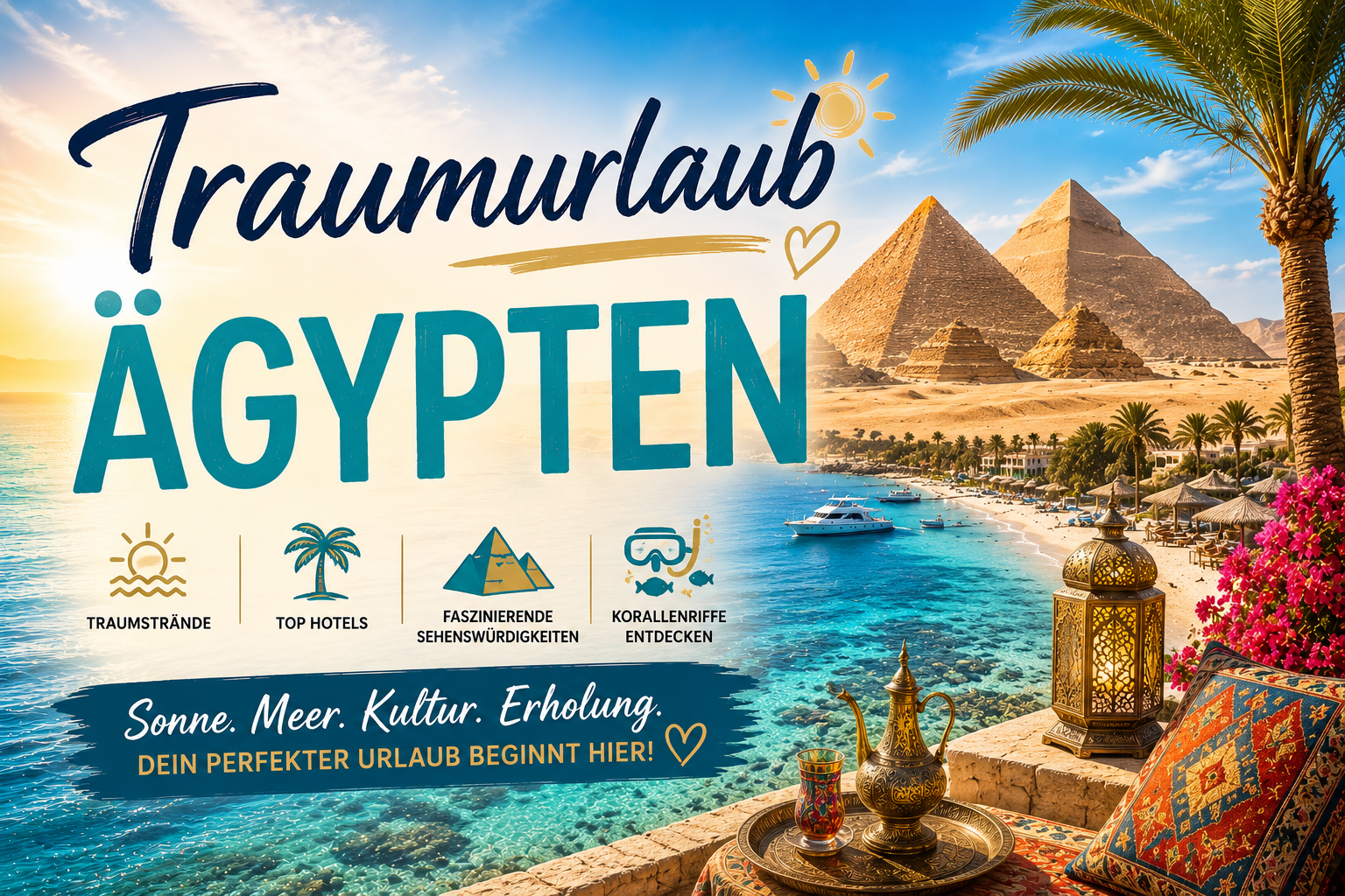 Ägypten Traumurlaub finden