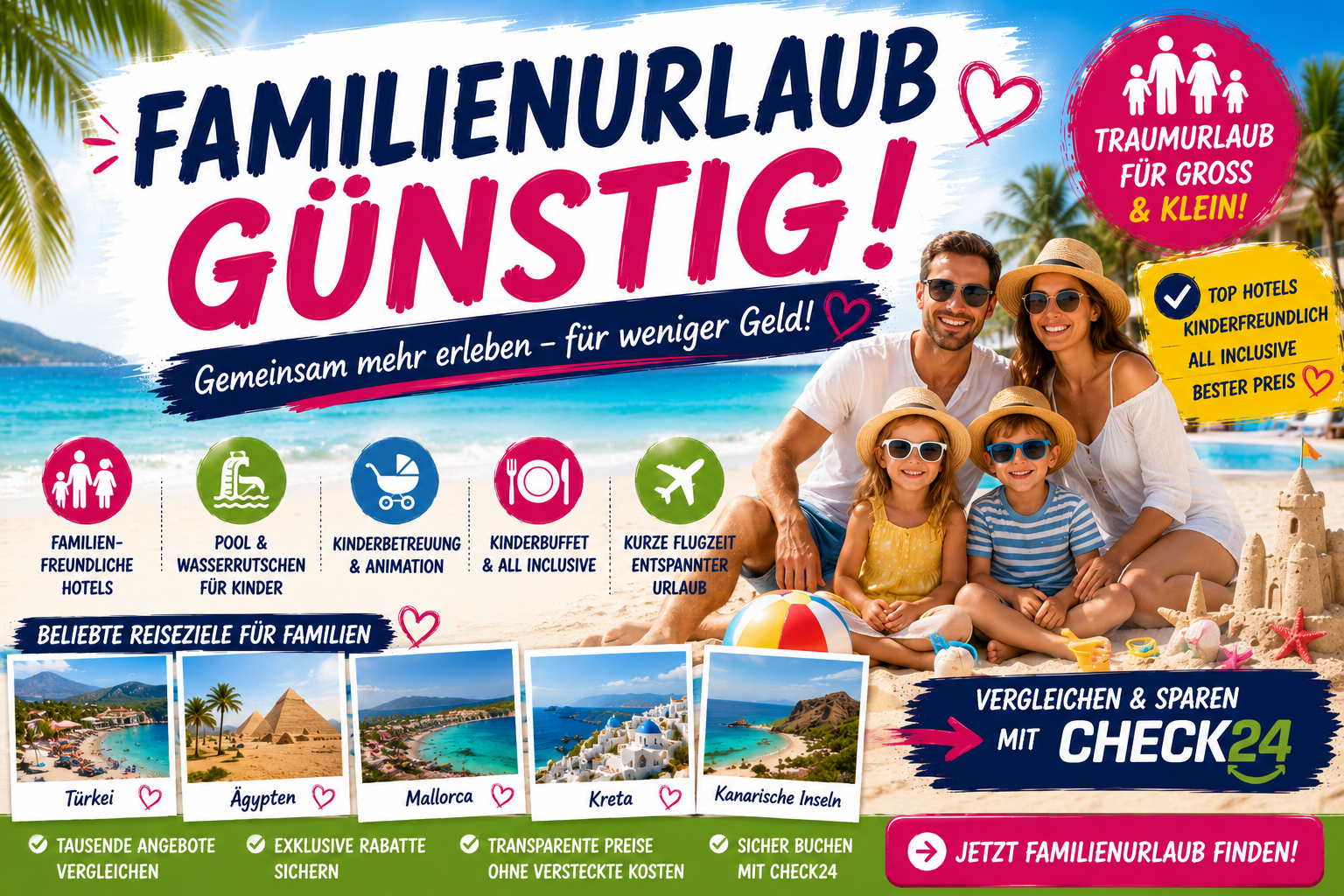 Familienurlaub günstig