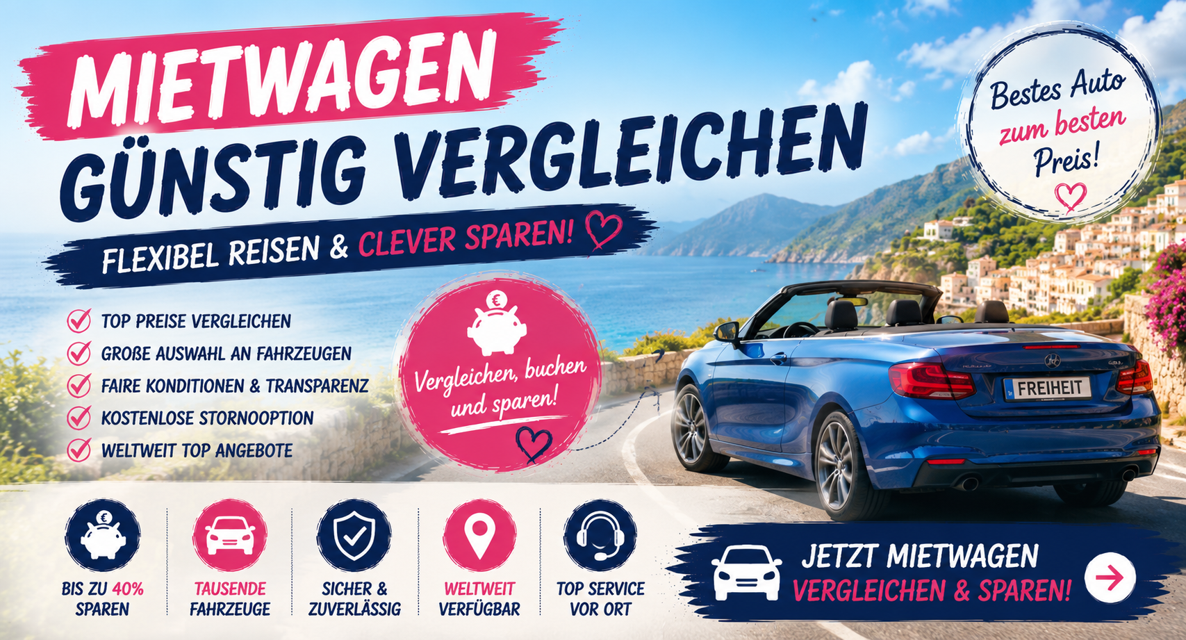 Mietwagen günstig vergleichen