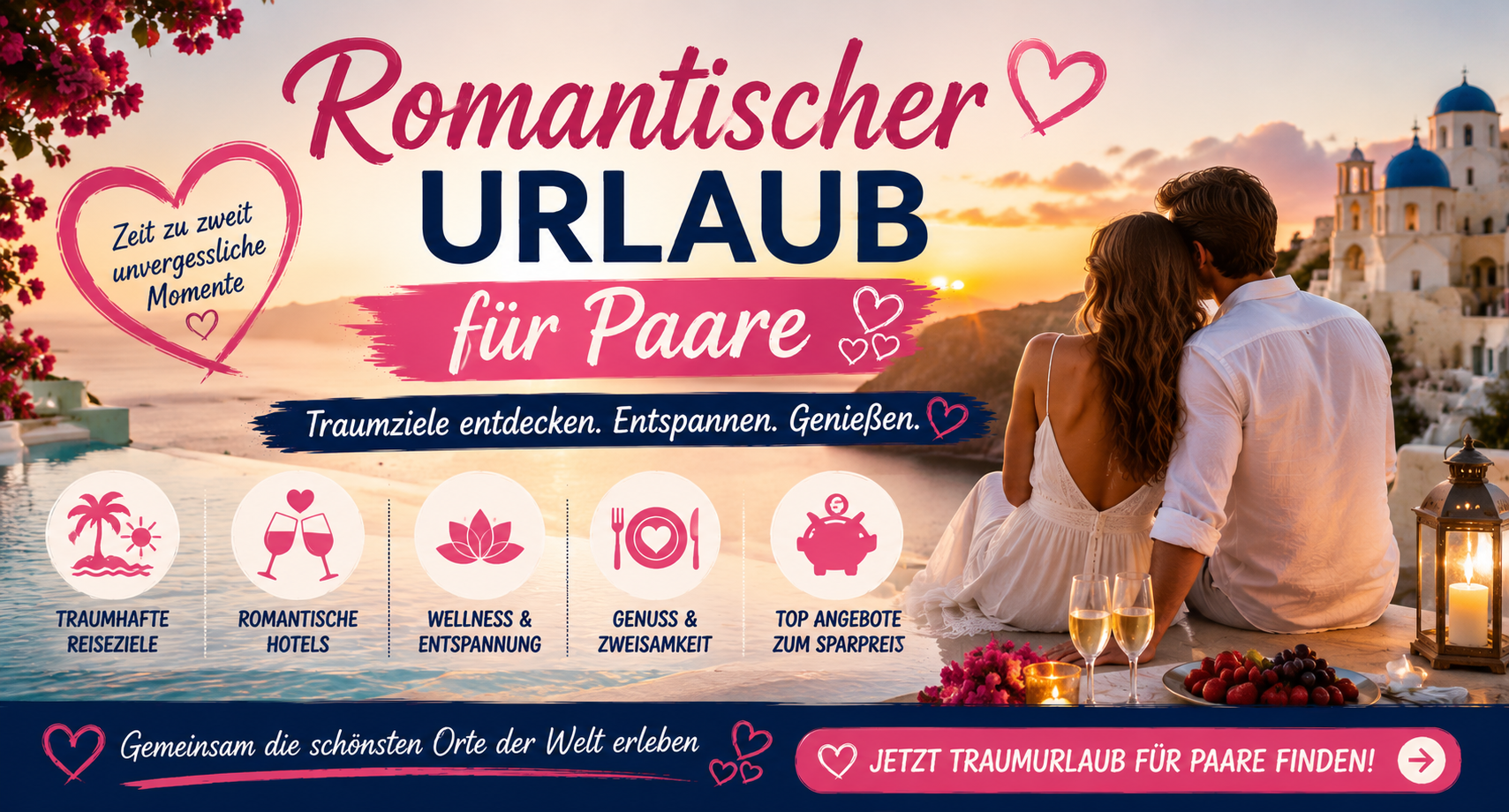 Romantischer Urlaub für Paare