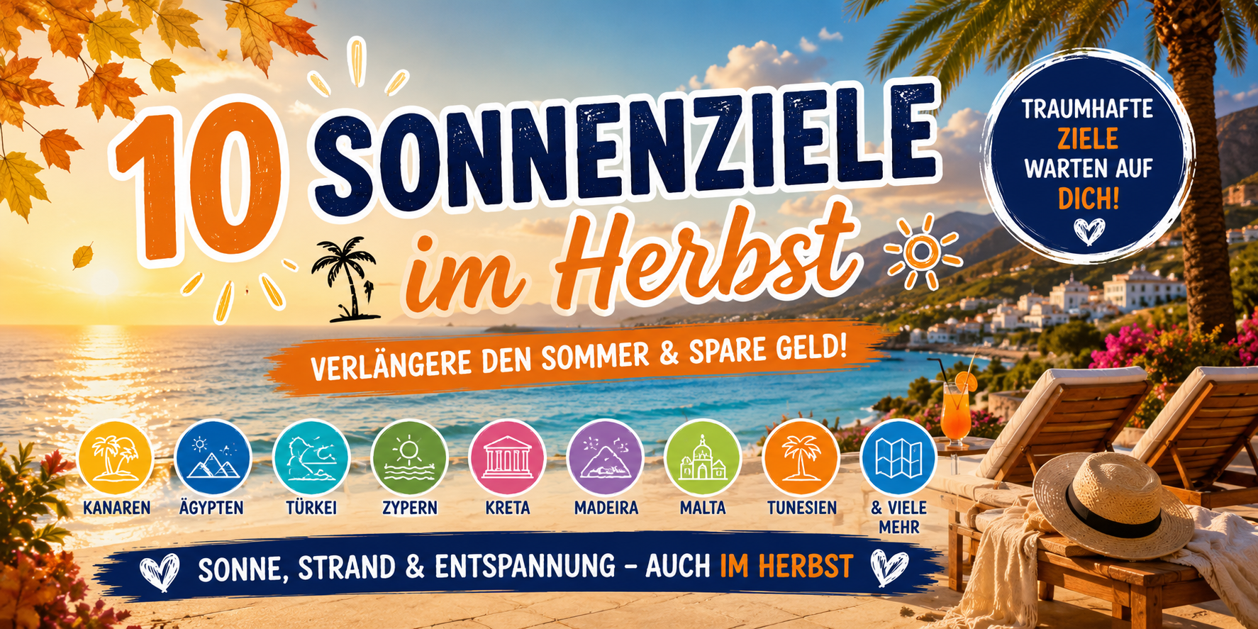 10 Sonnenziele im Herbst