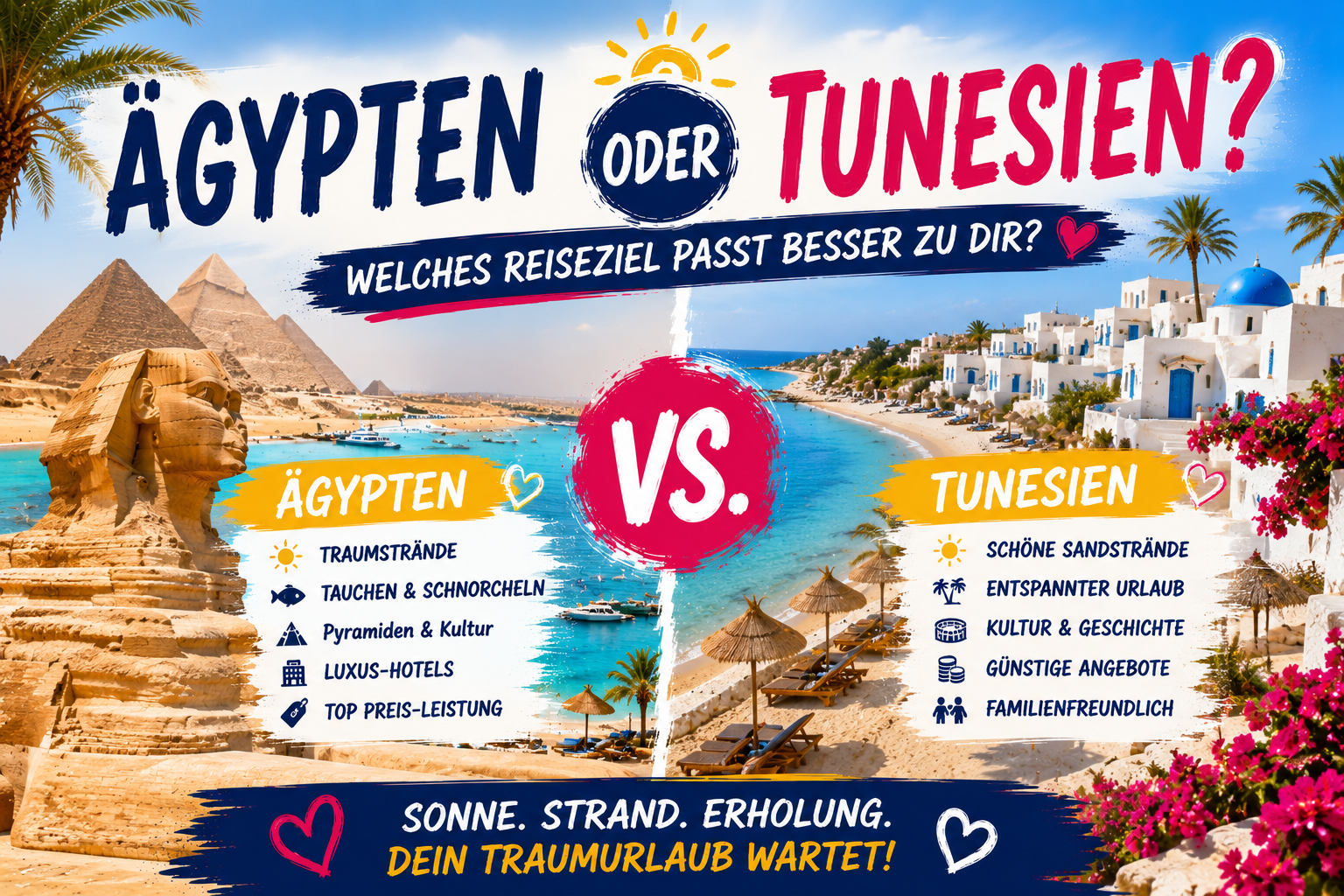 Ägypten oder Tunesien