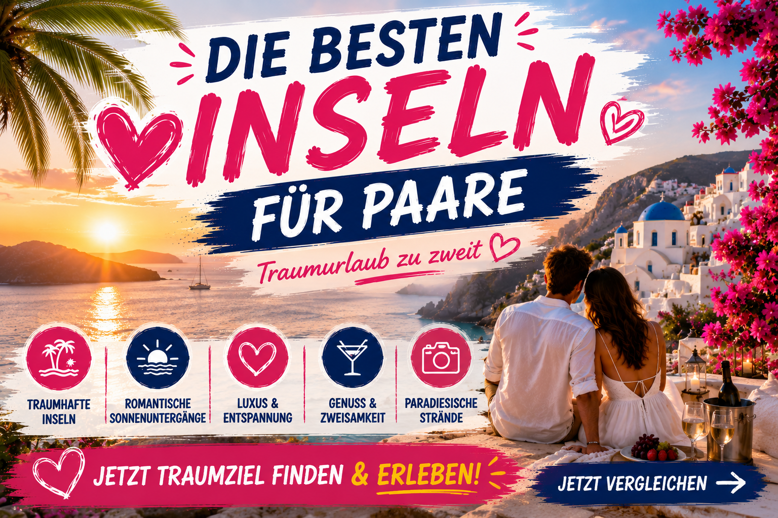 Die besten Inseln für Paare