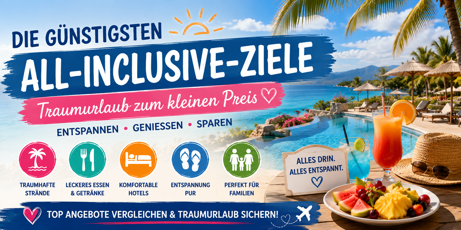 Die günstigsten All-Inklusive-Ziele