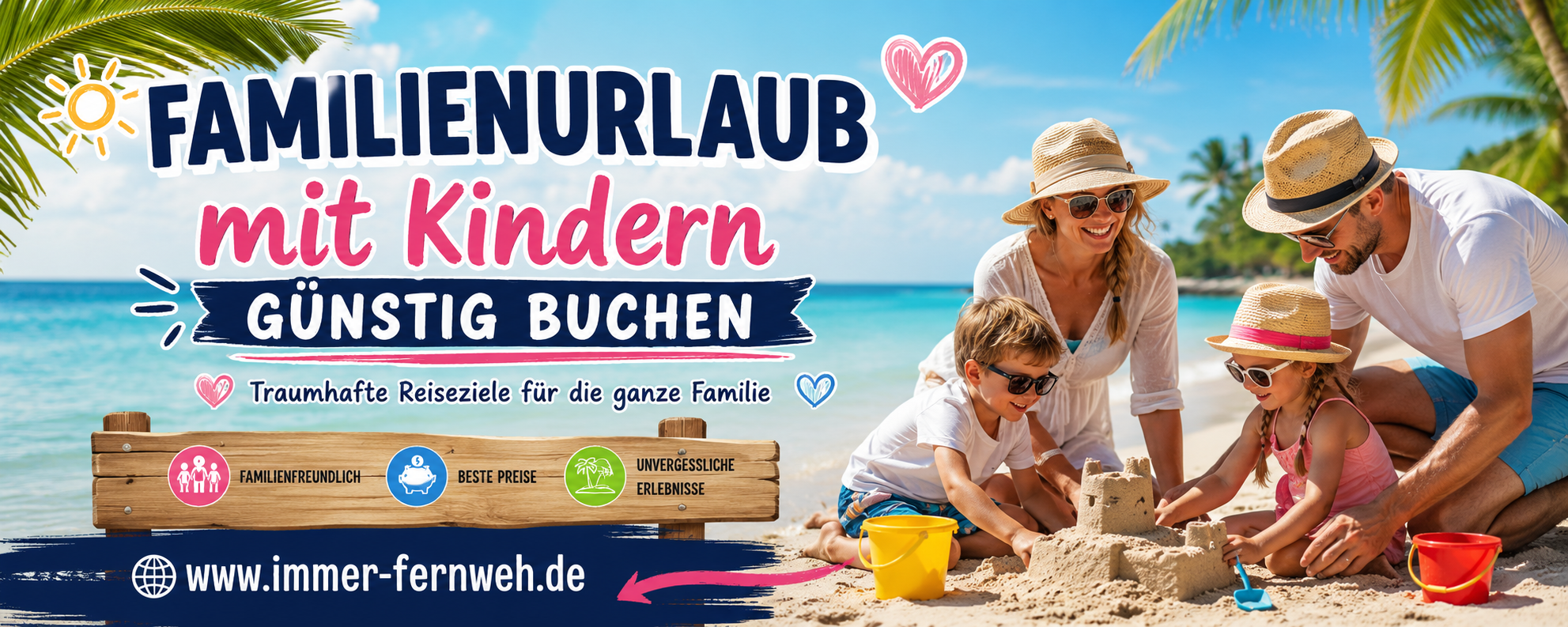 Familienurlaub mit Kindern günstig buchen