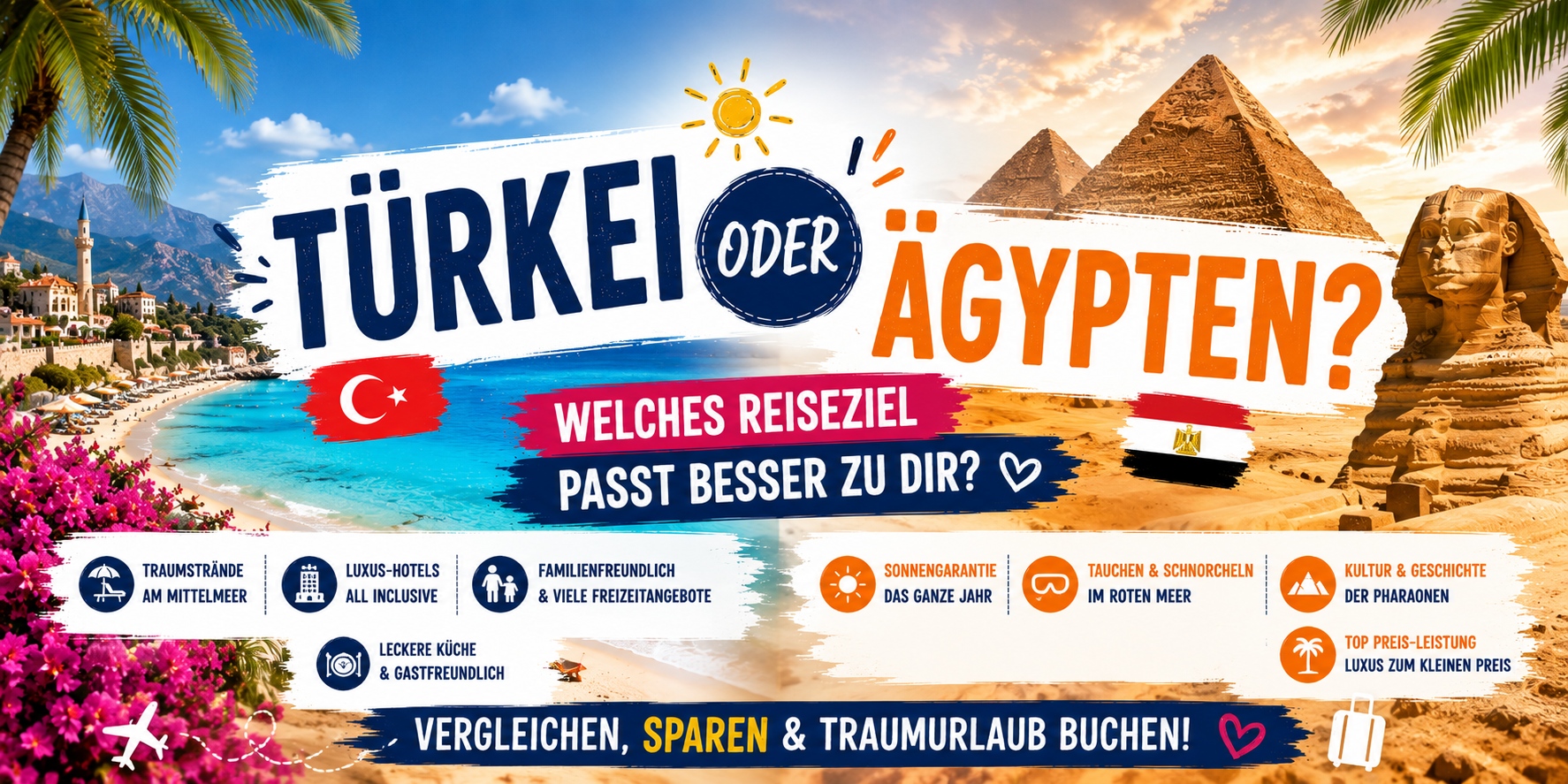 Türkei oder Ägypten