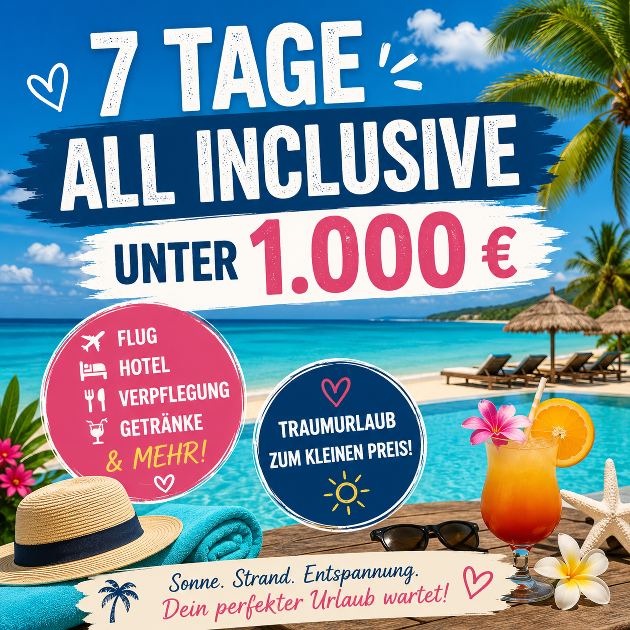 7 Tage All inklusive unter 1.000 €