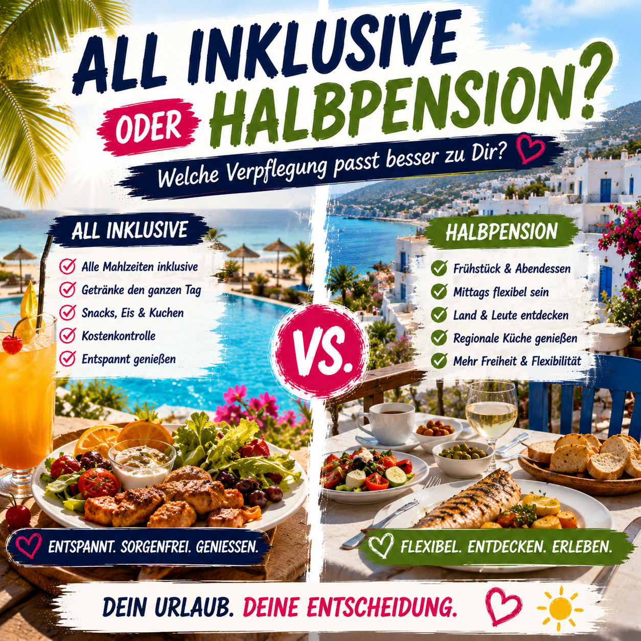 All Inklusive oder Halbpension?