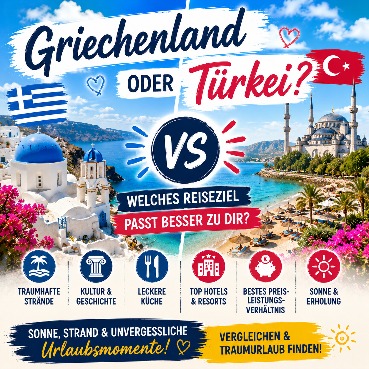 Griechenland oder Türkei?