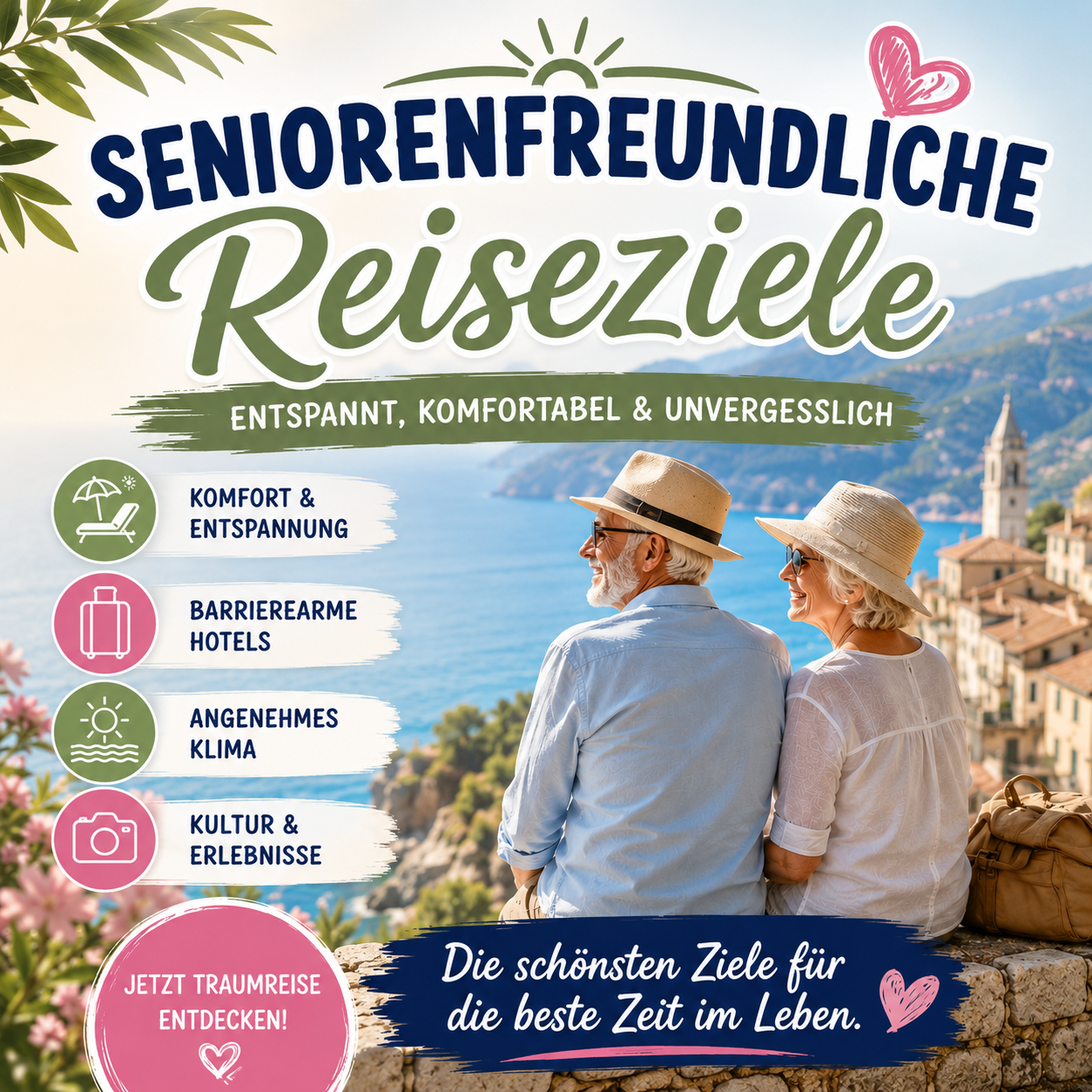 Seniorenfreundliche Reiseziele