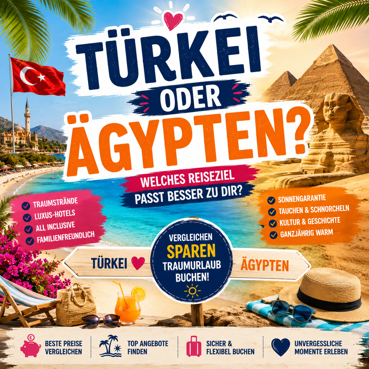 Türkei oder Ägypten?