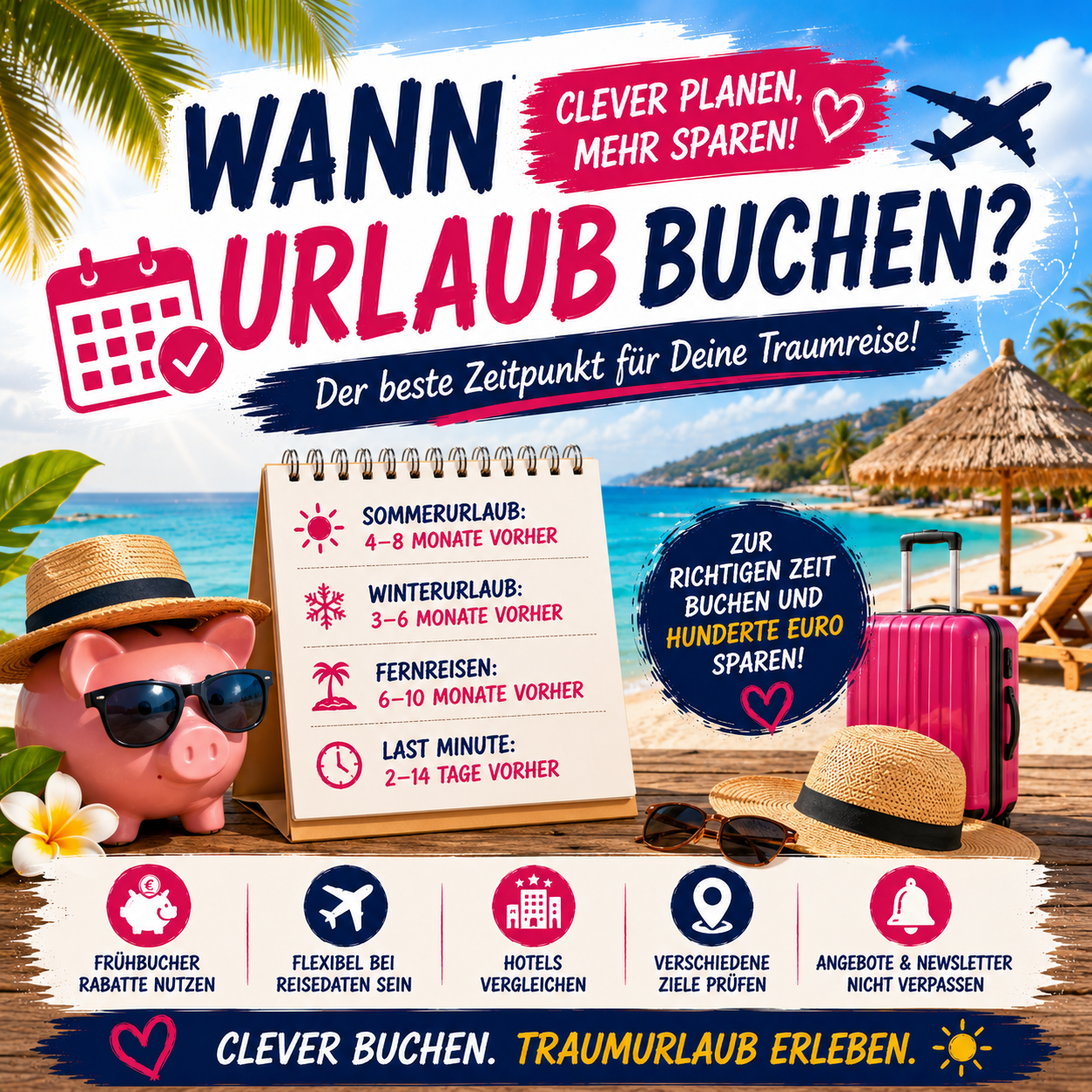 Wann Urlaub buchen?