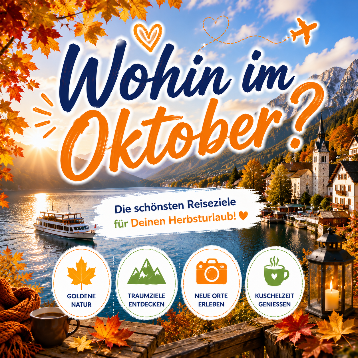Wohin im Oktober? 15 Reiseziele