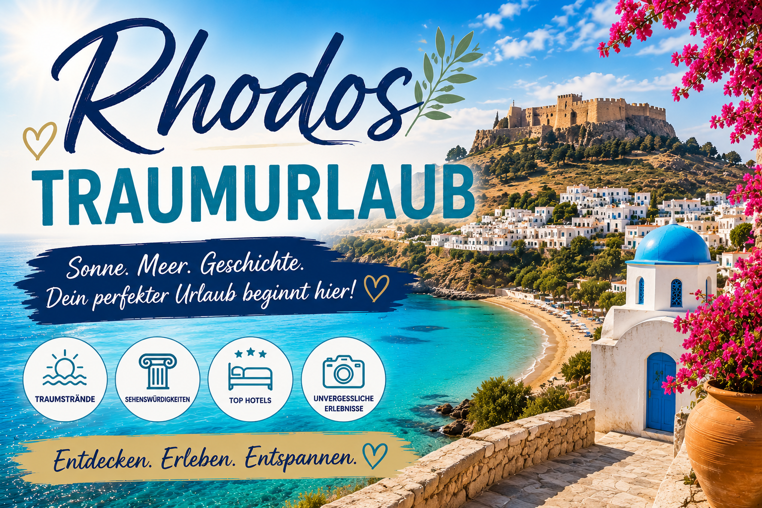 Rhodos Traumurlaub finden