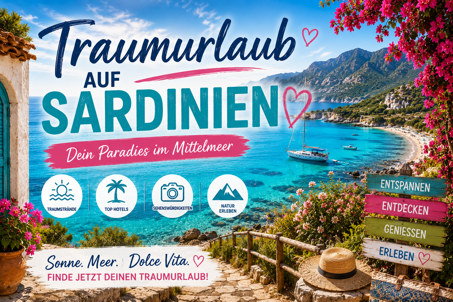 Sardinien Traumurlaub finden