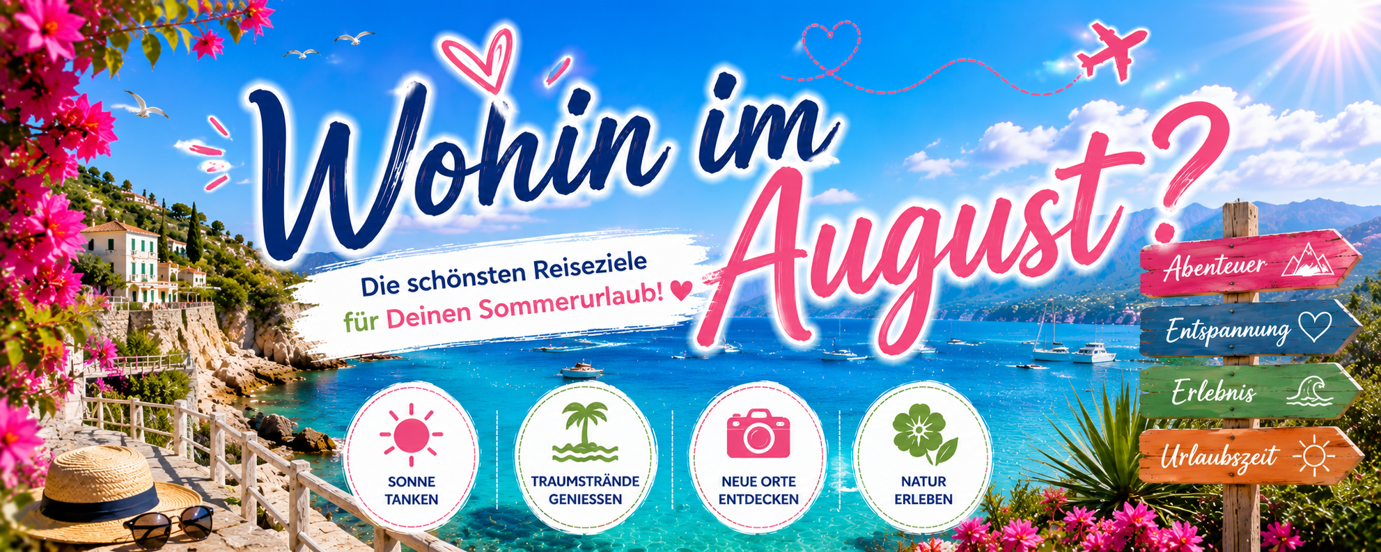 Wohin im August