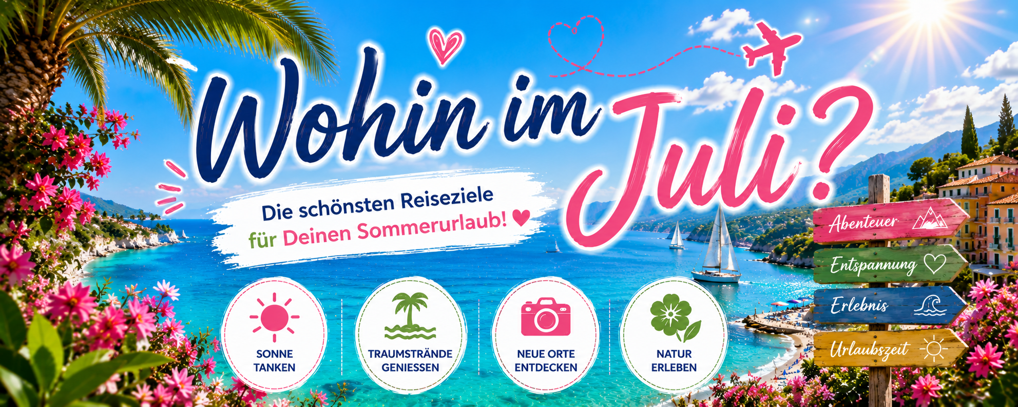 Wohin im Juli